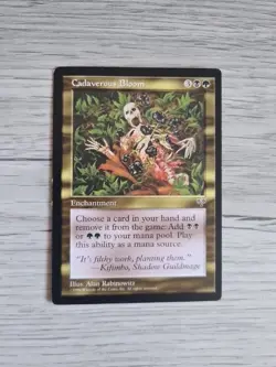 MTG magic the Gathering Cadaverous Bloom Mirage NM + extras. - Image 1