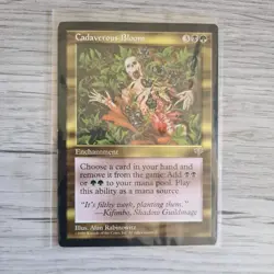 MTG magic the Gathering Cadaverous Bloom Mirage NM + extras. - Image 3