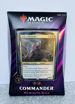 MTG Magic: the Gathering EDH Commander 2019: Merciless Rage Brand New Sealed - Image 1