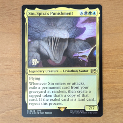 Sin, Spira's Punishment - Pre-release Foil Stamped Promo - Final Fantasy MTG - Image 1