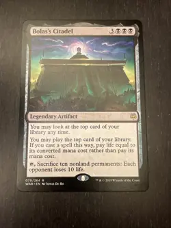 MTG - Bolas's Citadel - War of the Spark - LP ON Backside - Image 1