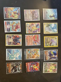 Pokemon Card Lot 15 V Vmax Full Art Rare Holo Pikachu - Image 1