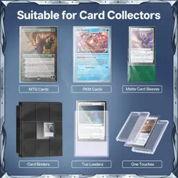 1200 Pack Exact Fit Card Sleeves, Perfect Inner 1200 Clear - Image 3