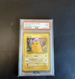 1999 Pokemon Promo Pikachu #58 Australia Poke tour PSA 9 - Image 1