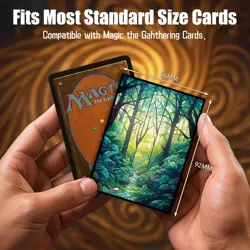 MTG Card Sleeves - Forest- Ultra Clear Front & Matte Finish Back, 100 Forest - Image 4