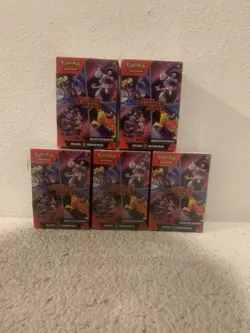 POKEMON TCG SCARLET & VIOLET DESTINED RIVALS BOOSTER BUNDLE LOT(5) FACTORYSEALED - Image 1