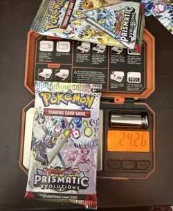 Heavy - Pokemon Prismatic Evolutions Pack Pokemon TCG New/Sealed 24.96g (pair) - Image 3