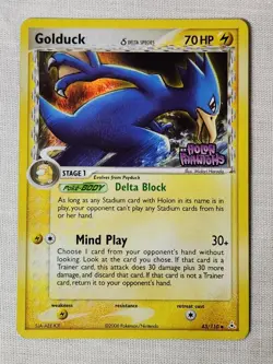 Played Golduck - Reverse Holo 43 Holon Phantoms Pokemon TCG - Image 1