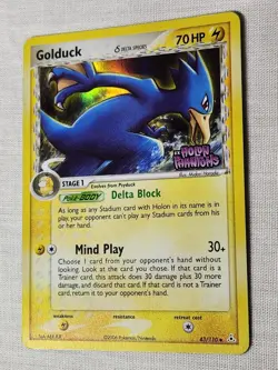 Played Golduck - Reverse Holo 43 Holon Phantoms Pokemon TCG - Image 3