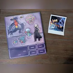 Pokemon Cynthia's Garchomp EX Premium Collection Standees Backdrop Sticker - Image 1