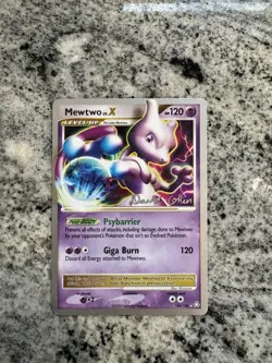 Pokemon Mewtwo LV.X 2009 World Championships Rare #144 MP - Image 1