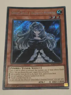 YuGiOh Ghost Belle & Haunted Mansion Secret Rare RA01-EN011 - 25th Rarity Ed - Image 2