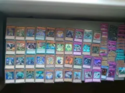 Yugioh 80 Card lot bundle includes rareU shiny stuff, exact as pictured YUG14 - Image 1