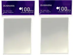 200pcs MTG Card Sleeves, White Matte Sleeves Magic Cards, 200, - Image 1