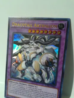 Yu-Gi-Oh! Justice Hunters JUSH-EN006 Dracotail Arthalion ultra rare 1st Ed NM - Image 2