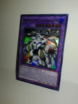 Yu-Gi-Oh! Justice Hunters JUSH-EN006 Dracotail Arthalion ultra rare 1st Ed NM - Image 3