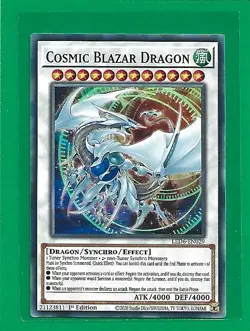Yu-Gi-Oh! Legendary Duelists Magical Hero Cosmic Blazar Dragon #LED6-EN029 - Image 1