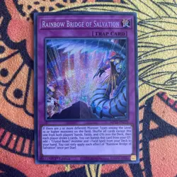 Yu-Gi-Oh! Rainbow Bridge Of Salvation MP22-EN270 Prismatic Secret Rare Nm - Image 1