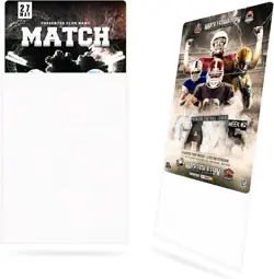 OHE 200 Counts Card Sleeves, Matte White Baseball 200 Pack, - Image 1