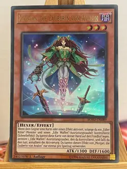 Morgan, Die Zauberin Von Avalon SOFU-DE089 Ultra Rare Deutsch NM YUGIOH - Image 1