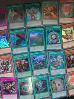 Yugioh 80 Card lot bundle includes rareU shiny stuff, exact as pictured YUG19 - Image 5