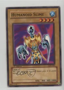 Humanoid Slime 1st Ed. YuGiOh Labyrinth of Nightmare #LON-003 2003 11r4 - Image 1
