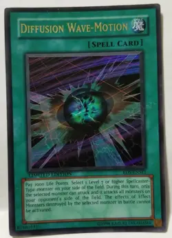 YUGIOH DIFFUSION WAVE MOTION RDS-ENSE1 ULTRA PLAYED - Image 1