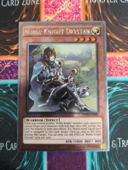 Yu-Gi-Oh! Noble Knight Drystan NKRT-EN008 Limited Platinum Rare NM - Image 1