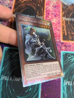 Yu-Gi-Oh! Noble Knight Drystan NKRT-EN008 Limited Platinum Rare NM - Image 2