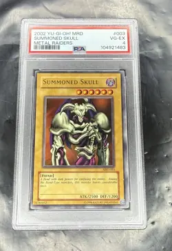 2002 Yugioh Summoned Skull - MRD-003 - Metal Radiers - PSA 4 - Image 1