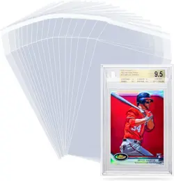 BGS Card Sleeves 100 Pack, for Graded Slabs Ultra Transparent - Image 1