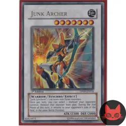 Yugioh Junk Archer DP09-EN016 Ultra Rare 1st Edition LP - Image 1