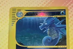 Seadra 58/147 Aquapolis 2002 Reverse Holo Pokemon Card TCG - Image 3