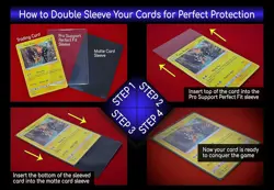Pro Support 400 Premium Ultra Clear Standard Size Card 400 Sleeves, - Image 2