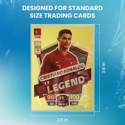 100 Premium Penny Sleeves - Ultra-Clear 2mil Trading Card Protectors Clear - Image 3