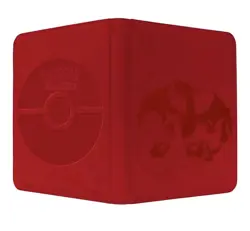Ultra Pro Pokemon TCG Charizard 9 Pocket Leather Binder Red 360 Card Capacity 74427161613 - Image 5