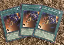 Card Destruction 3x Playset Yu-Gi-Oh! TCG Retro Pack 2024 - Image 1