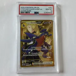 PSA 10 Cynthia's Garchomp ex - 241 Destined Rivals- Hyper Rare - Image 1