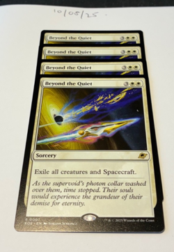 Magic the Gathering MTG Beyond the Quiet x4 Rare Cards NM/M Eternities - Image 1