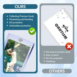 20 PCS Magnetic Card Holder, 35pt One Touch Holder for 20Pack, Clear - Image 5