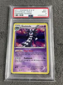 Pokemon TCG B & W Gothitelle Holo Emerging Powers PSA 9 Mint Graded Pokemon Card - Image 2
