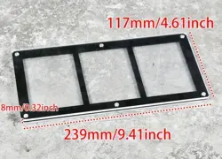 Tcg Card Display Frame Acrylic Magnetic 3 Cards Pokemon Yugioh Topps Black - Image 2