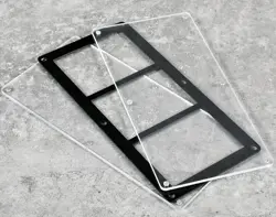 Tcg Card Display Frame Acrylic Magnetic 3 Cards Pokemon Yugioh Topps Black - Image 4