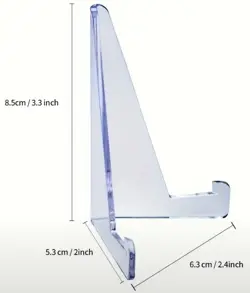 Tcg Card Display Frame Acrylic Magnetic 3 Cards Pokemon Yugioh Topps Black - Image 5