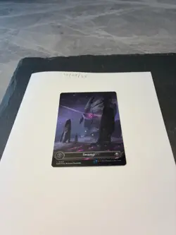 Magic the Gathering MTG Swamp Full Art x1 Land GALAXY FOIL Card NM/M - Image 1