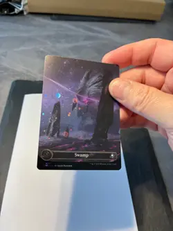 Magic the Gathering MTG Swamp Full Art x1 Land GALAXY FOIL Card NM/M - Image 3