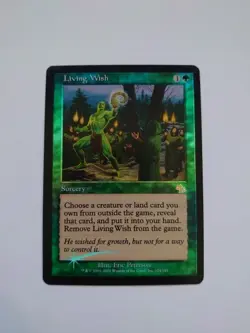 Living Wish. Rare Sorcery Judgment. FOIL Vintage MTG card. - Image 1