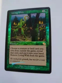 Living Wish. Rare Sorcery Judgment. FOIL Vintage MTG card. - Image 3