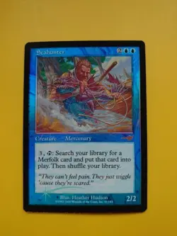 Seahunter. Mercenary. Nemesis. old border foil. Old Vintage. MTG Card. - Image 1