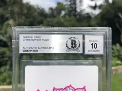 BLACK LOTUS, ARTIST SKETCH / PROOF, MAGIC MTG, POWER 9, CHRISTOPHER RUSH, BAS 10 - Image 3